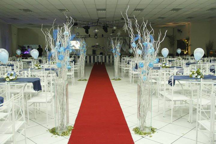 Decoração azul