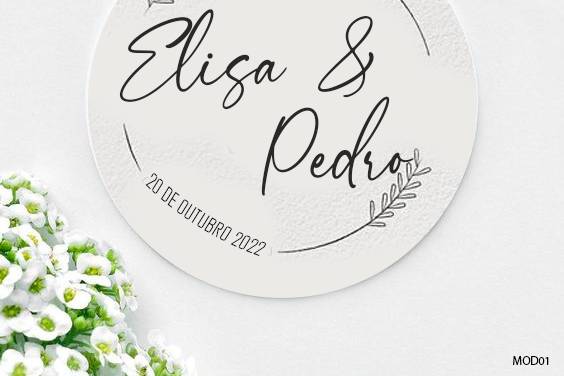 Papel comestível para drinks