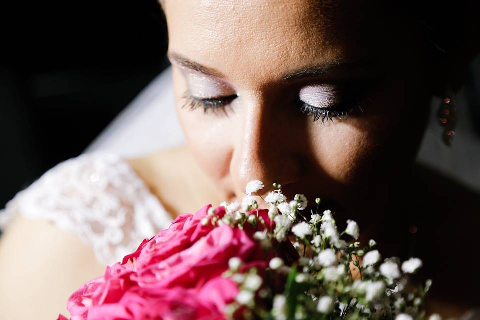 Flowers and Bride