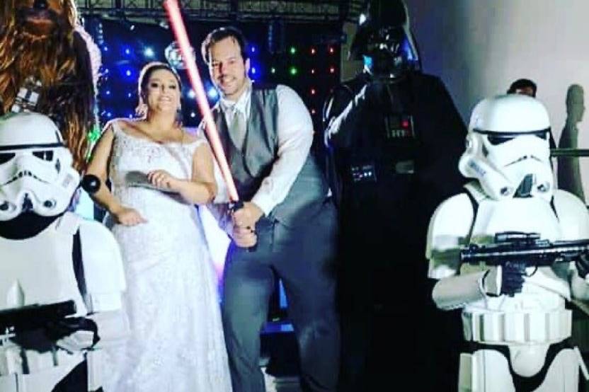 Casamento com Star Wars