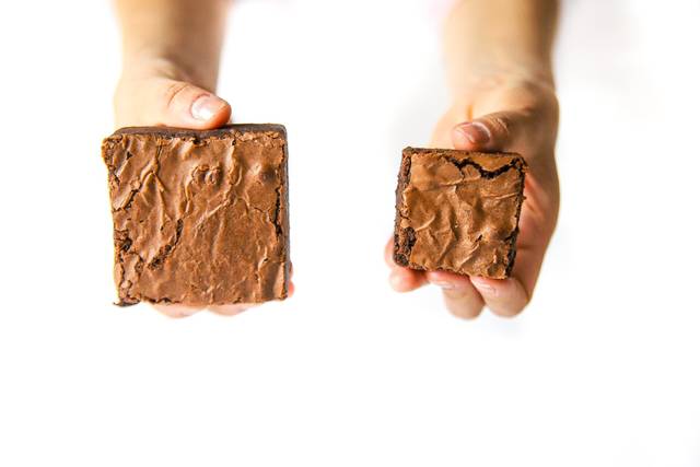 Brownie Tradicional 7x7 e 5x5