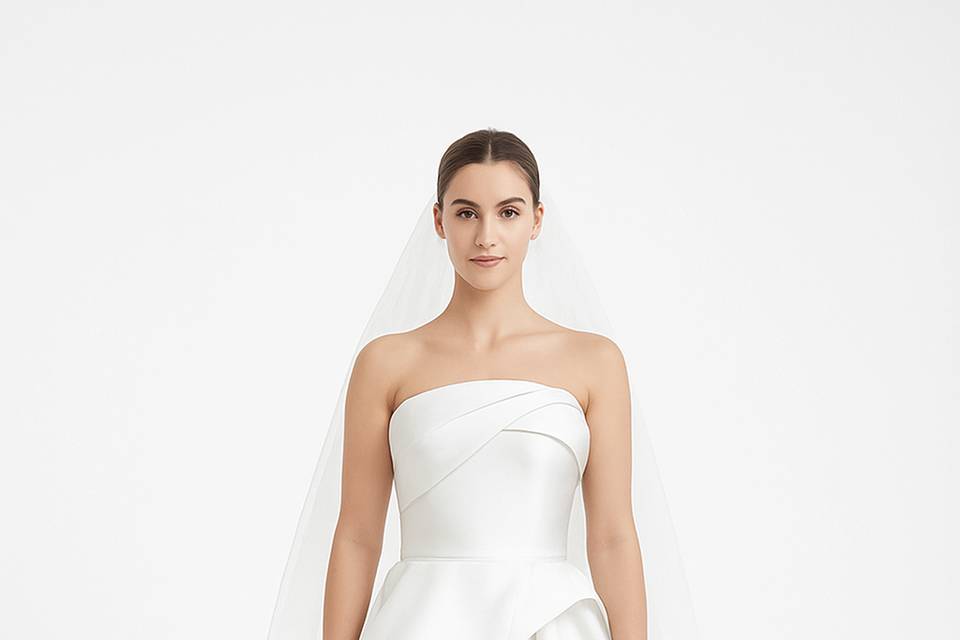 Vestido minimalistaestruturado