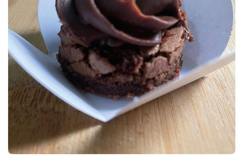 Mini brownie chocolate