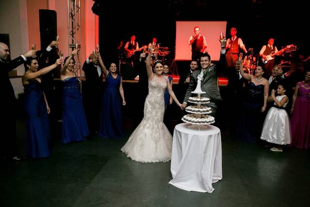 Brinde noivos e padrinhos