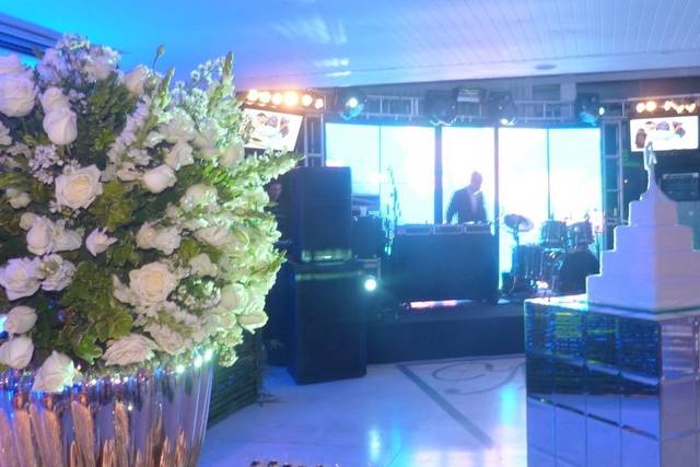 Decoração com flores