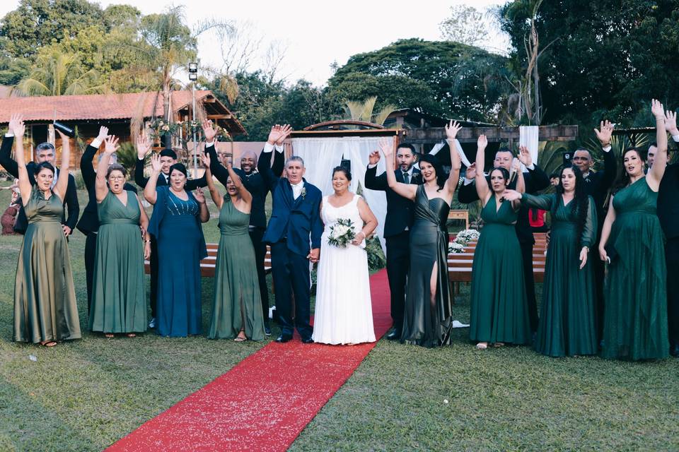 Padrinhos de Rosa e Silvio