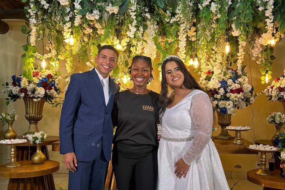 Noivos Pablo e Lilian