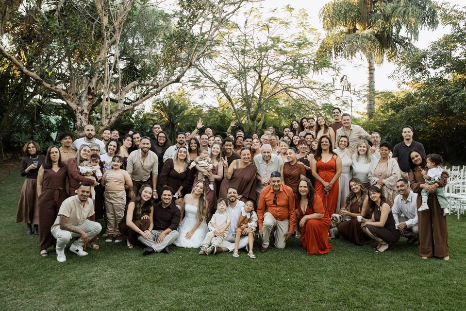 Um casamento intimista