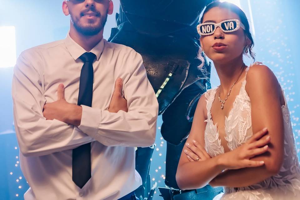 Atração Robo de Led