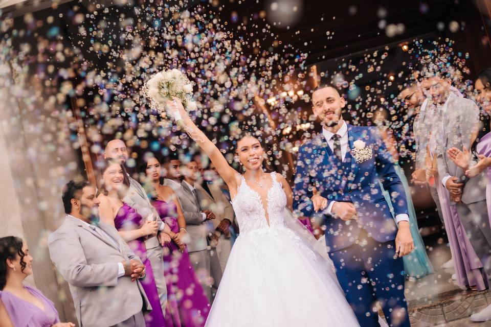 Noivos Fernanda e Kevin