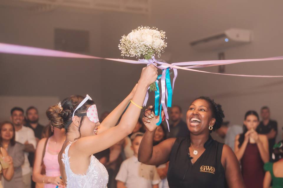 Atração com a noiva