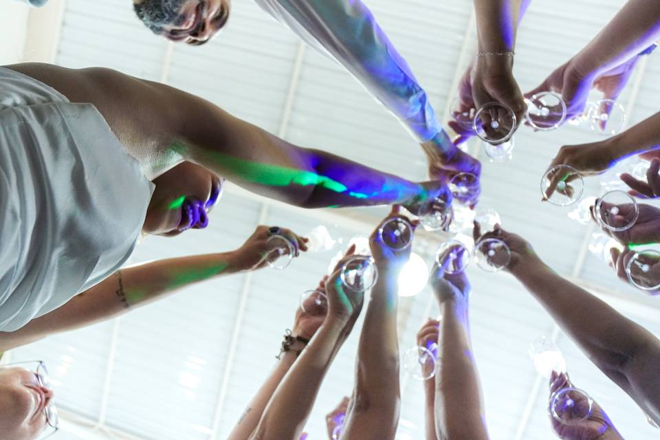 Brinde  Jessica e Fernando