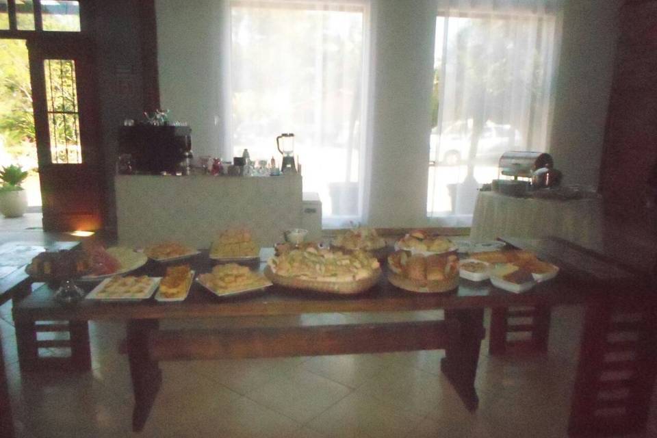 Mesa de brunch