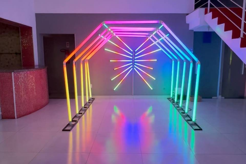 Túnel Neon Led Mapeado
