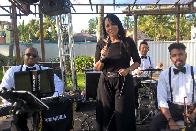 Quarteto no campo