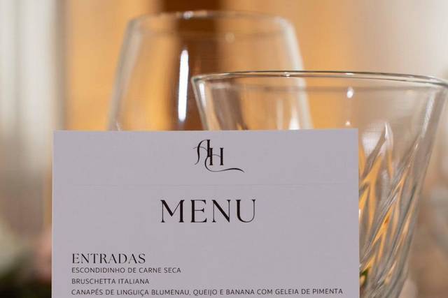 Menus para mesa