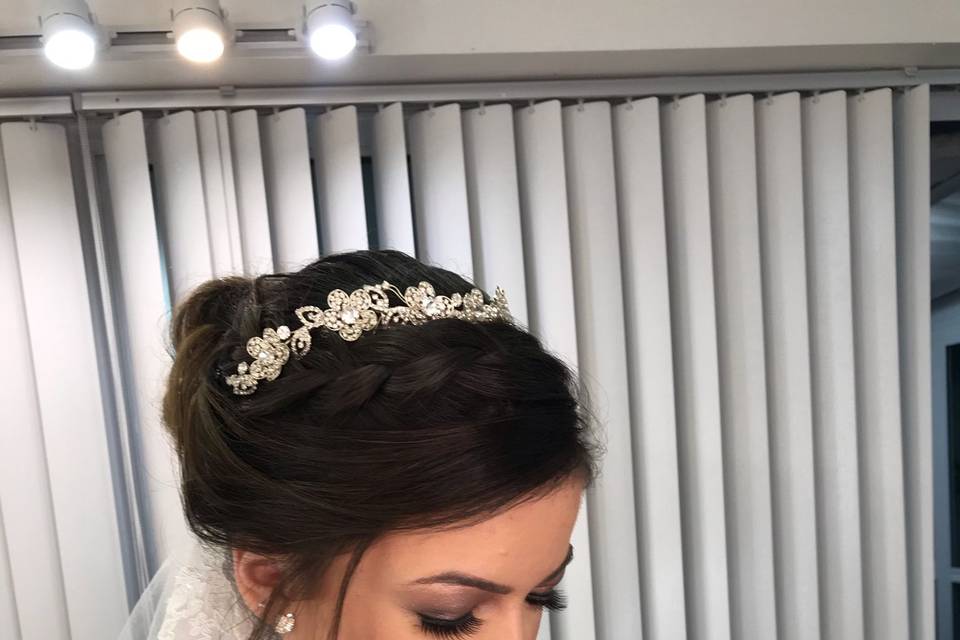 Penteado romântico