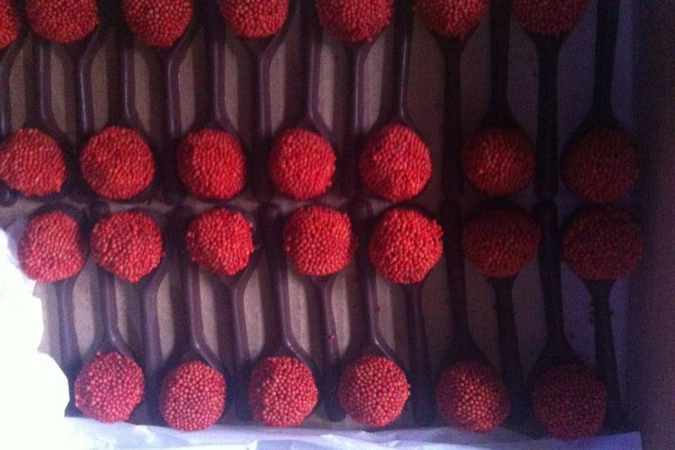 Brigadeiro na colher