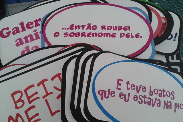 Plaquinhas divertidas