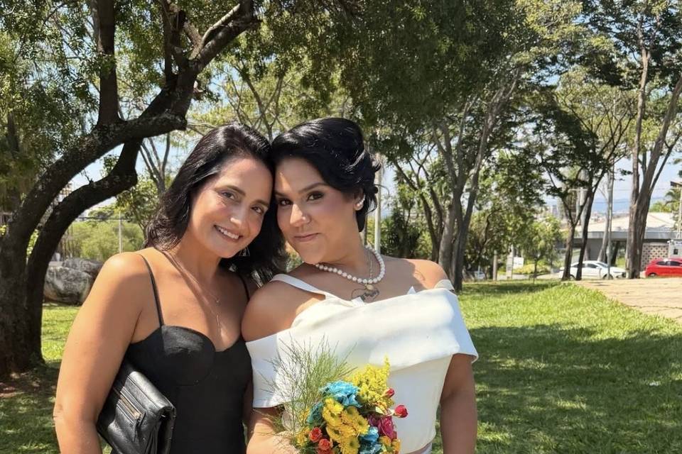 Buquê criado com a noiva