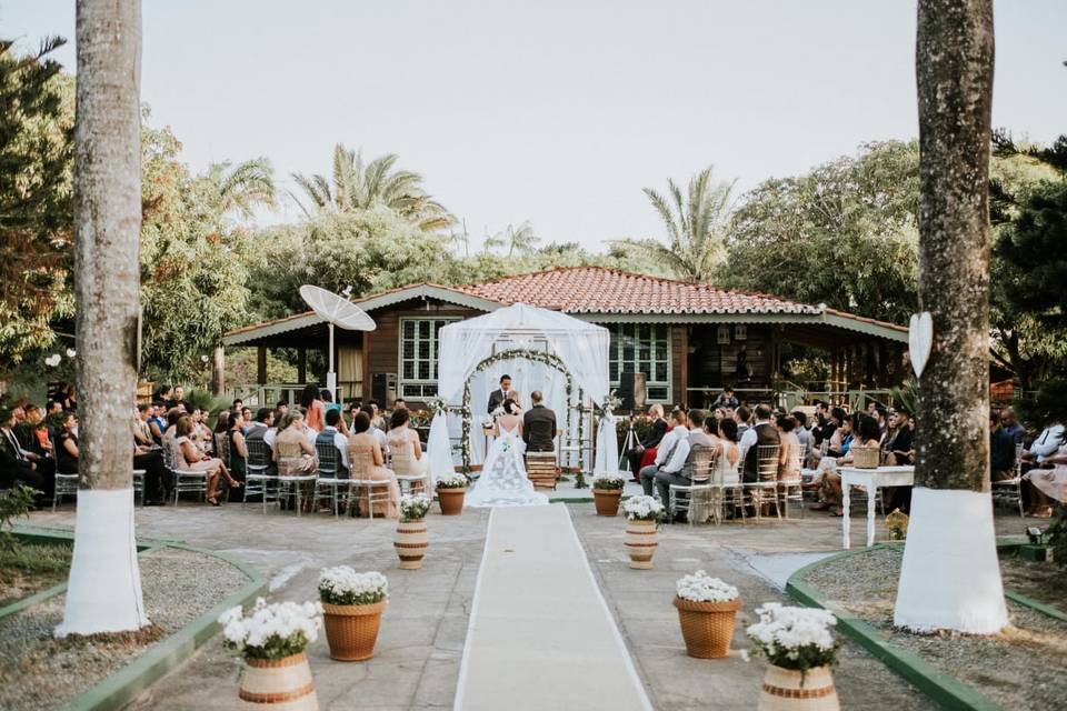 Casamento na chácara