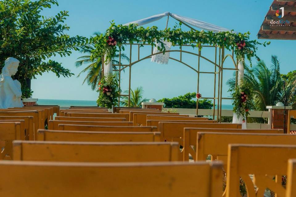 Casamento vista para o mar