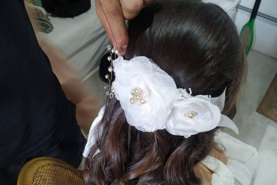 Penteado delicado