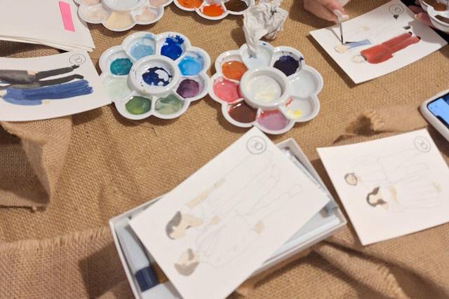 Aquarela ao vivo