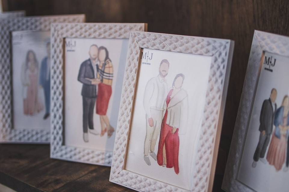 Aquarela de convidados