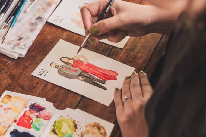 Aquarela de convidados