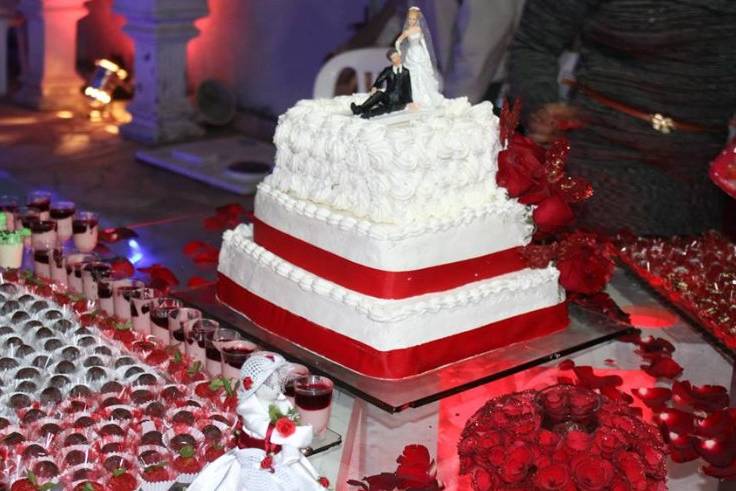 Lindo bolo de casamento