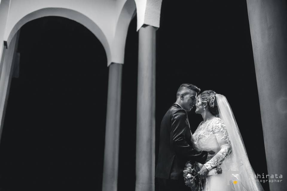 Ensaio noivos igreja