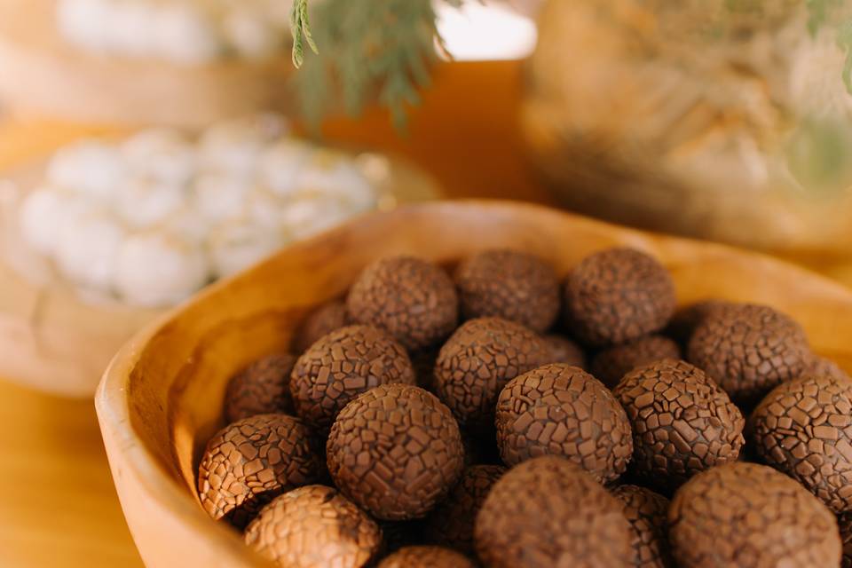 Brigadeiro belga ao leite