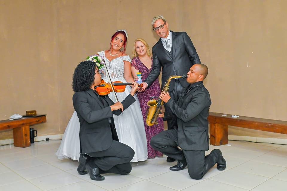 Duo de sax e violino