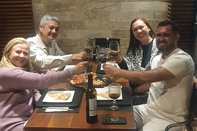 Jantar com Yara e Marcos