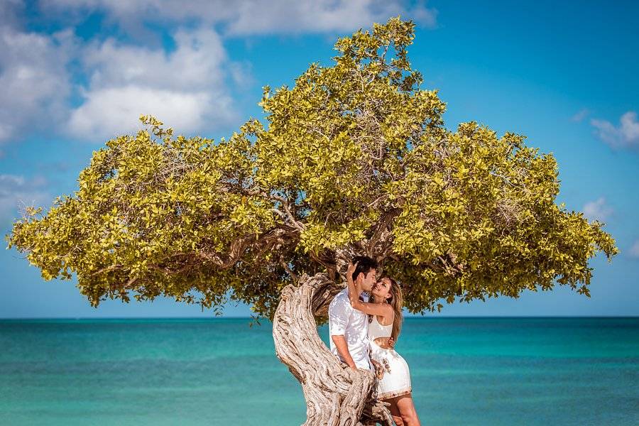 Pré-wedding feito em Aruba