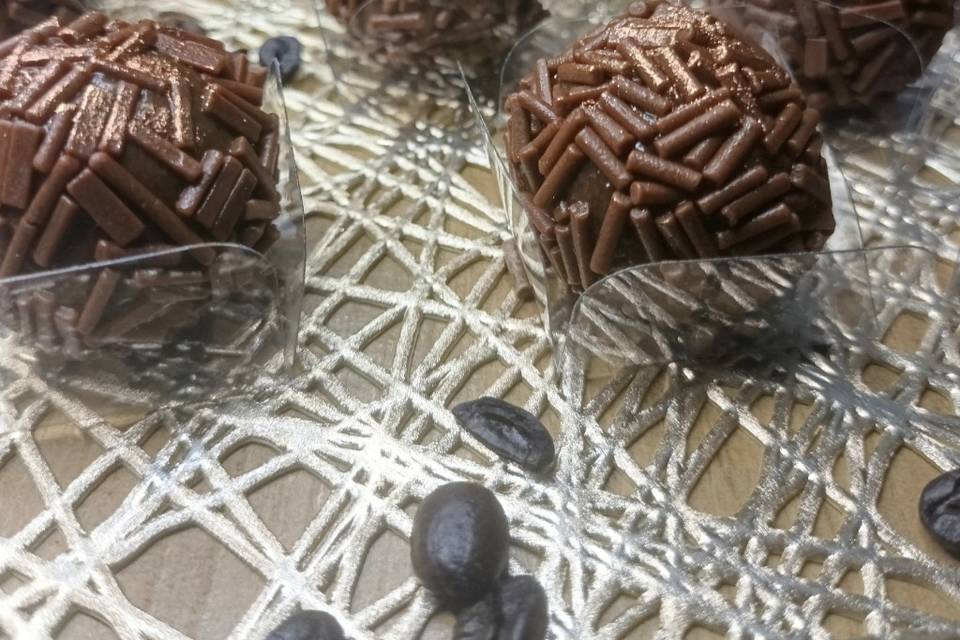 Brigadeiro belga de Café