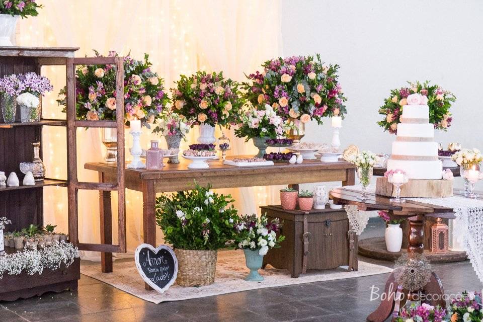 Casamento - Boho Decorações