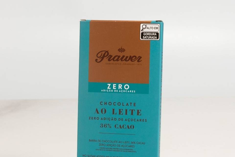 Barra com zero adição de açúcar