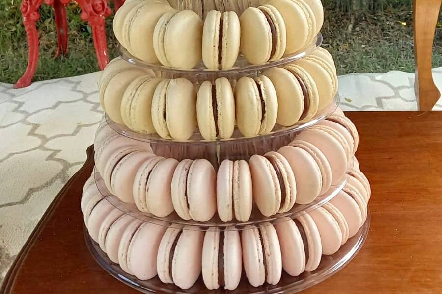 Torre de macarons 6 andares