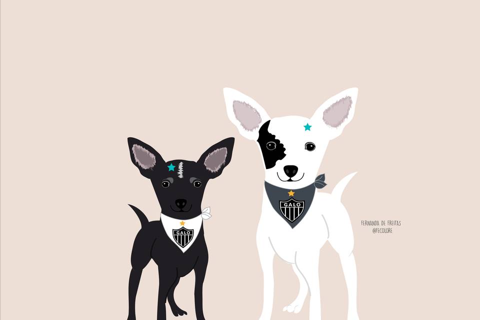 Ilustração de Pets