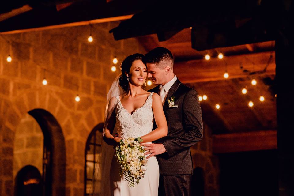 Momento especial de casamento,