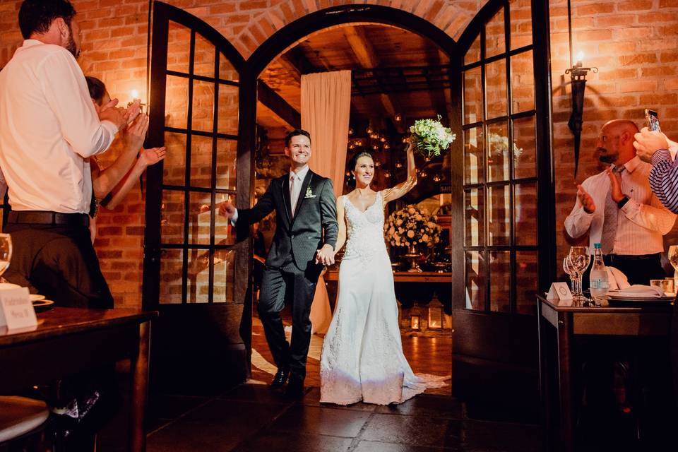Momento especial de casamento,