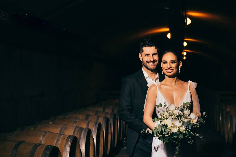 Momento especial de casamento,