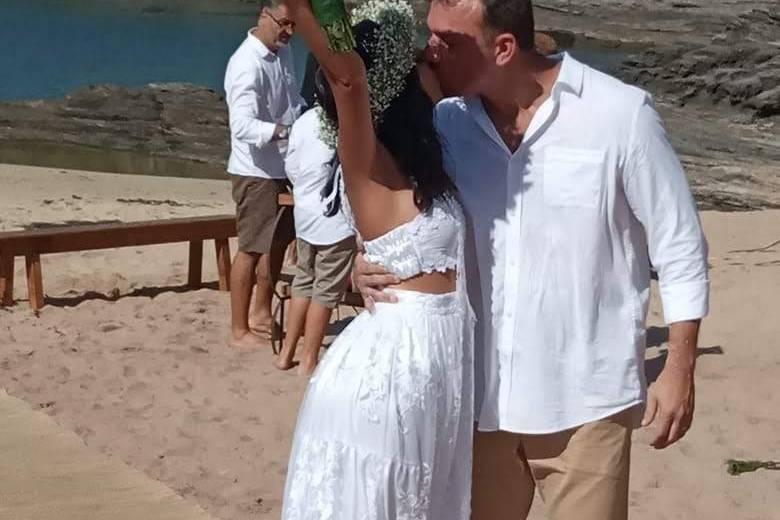 Casamento na Praia do Forno
