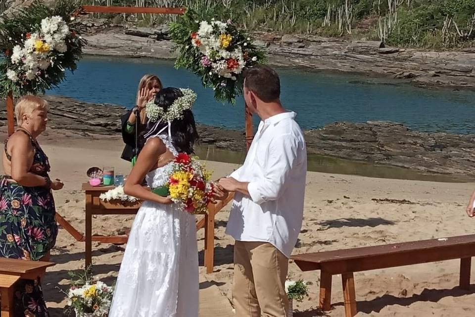 Casamento na Praia do Forno