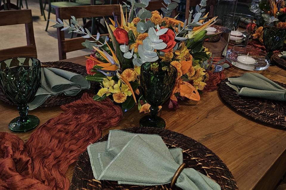 mesa família