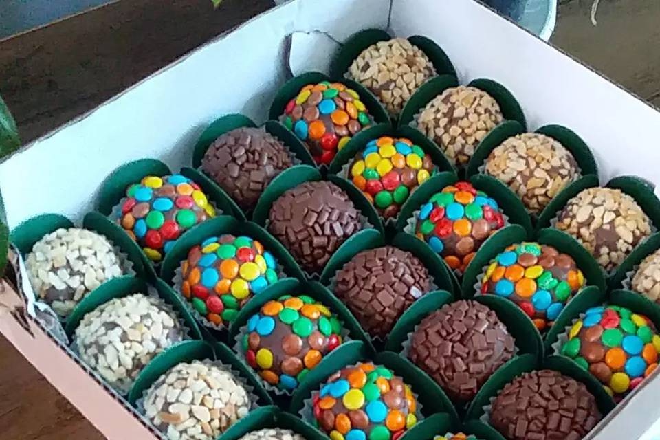 Brigadeiro confete