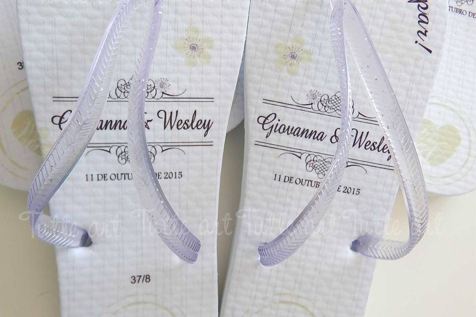 Chinelo personalizado