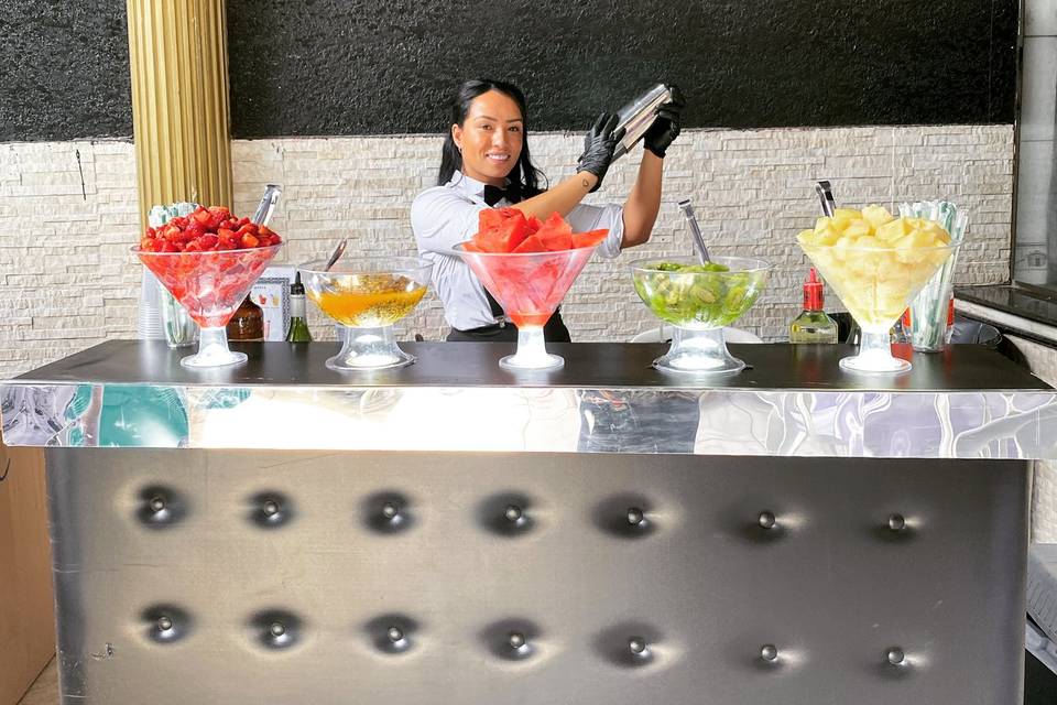 Bar caipirinhas com e sem alco